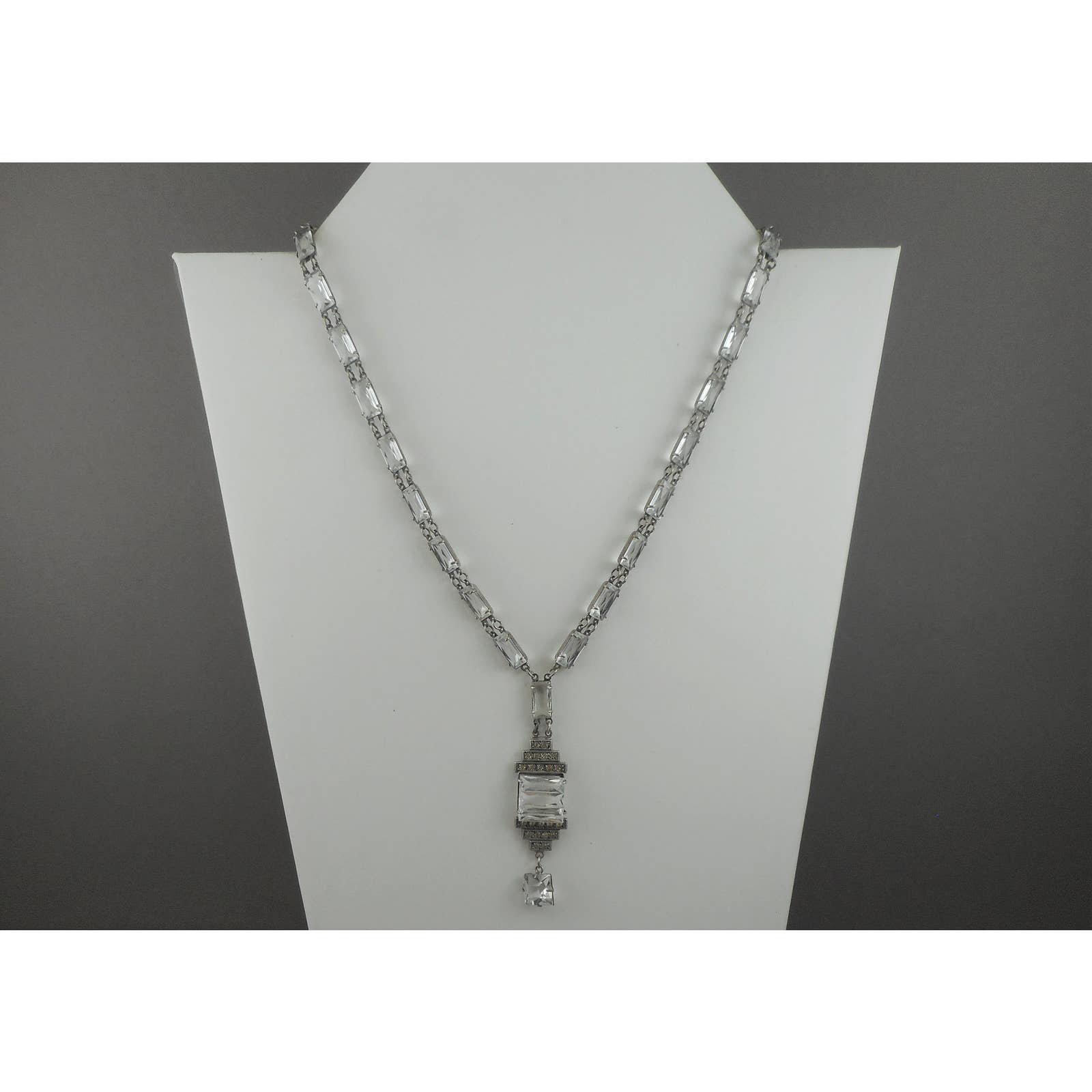 Vintage Arts and Crafts Art Deco Rock Crystal Silver Grapes Pendant Necklace  | Rock crystal pendant, Rock crystal, Pendant